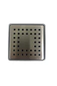WUVERA Yer Süzgeçi Krom 10*10*50 Alttan Çıkış - 1