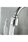 WUVERA Krom Renk 3 Fonksiyonlu 360 Derece Oynar Başlı Mutfak Evye Ucu - 2