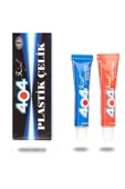 WUVERA 404 Epoksi Plastik Çelik Çift Karışım Şeffaf Yapıştırıcı 16 Gr - 1