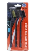 Knıtex Ktx-2487 3 Lü Mini Tel Fırça - 1