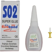 S02 Süper Yapıştırıcı Sıvı Japon Yapıştırıcı 20 Gr - 1