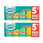 SMARTER KLASİK BULAŞIK SÜNGERİ 10 LU - 1