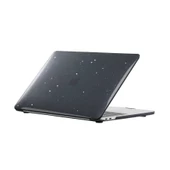 Apple Macbook Air 13.6inç 2022 M2 A2681 Kılıf Simli Ön Arka Kapak - 1