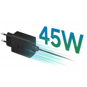 Samsung TA845 Fast Charging 45W Type-C To Type-C Çıkışlı Şarj Aleti / EP-T4510XBEGWW thumbnail 2