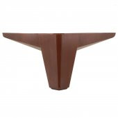 Lüks Mobilya Kanepe Sehpa Puf Koltuk Ayağı 10 cm Kahverengi Ahşap Desenli Baza Ayak thumbnail 1