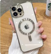 iPhone 13 Pro Max Kılıf Kamera Korumalı Magsafe Parlak Luxury - 5