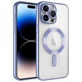 iPhone 13 Pro Max Kılıf Kamera Korumalı Magsafe Parlak Luxury - 6