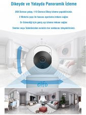 Elfo Full HD Yapay Zeka Destekli 360º Dönebilen Gece Görüşlü Wifi Dijital Bebek Güvenlik Kamerası - 3