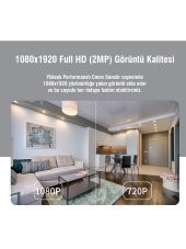Elfo Full HD Yapay Zeka Destekli 360º Dönebilen Gece Görüşlü Wifi Dijital Bebek Güvenlik Kamerası - 5