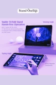 iPad 10.9 inç 10.Nesil Fuchsia Smart Cover  Akıllı Tablet Kılıfı thumbnail 11