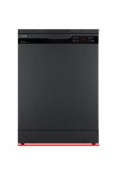 Arçelik 4 Programlı Antrasit Siyah Bulaşık Makinesi 6144 A - 1