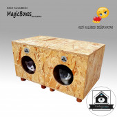 Kedi Evi - Kedi Kulübesi Magıcboxes 2'li Natural thumbnail 1