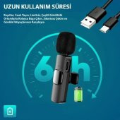 DAYTONA K9T TYPE-C YAKA MİKROFONU,KABLOSUZ - 5