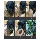 3B Trend Motosiklet Kaskı Için Yağmur Kaydırıcı Buğu Önleyici thumbnail 4