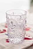 Akrilik Şeffaf Tekli Kısa Bardak & Su Meşrubat Kahve Yanı Bardağı 400 ml ( Cam Değildir ) - 1
