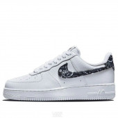 Nike Air Force 1 Low Paisley White Black DH4406-101 Sneaker Spor Ayakkabı - 1