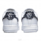 Nike Air Force 1 Low Paisley White Black DH4406-101 Sneaker Spor Ayakkabı - 3