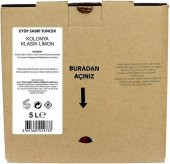 Eyüp Sabri Tuncer Klasik Limon Kolonyası 5 Litre Bag in Box - 1