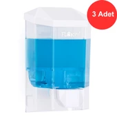 Flosoft F032 Eko Sıvı Sabunluk 500 ml. - 3 Adet - 1