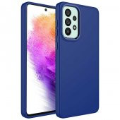 Galaxy A33 5G Kılıf Metal Çerçeve ve Buton Tasarımlı Silikon Zore Luna Kapak - 6