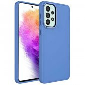 Galaxy A33 5G Kılıf Metal Çerçeve ve Buton Tasarımlı Silikon Zore Luna Kapak - 8