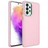 Galaxy A33 5G Kılıf Metal Çerçeve ve Buton Tasarımlı Silikon Zore Luna Kapak - 10