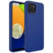 Galaxy A03 Kılıf Metal Çerçeve ve Buton Tasarımlı Silikon Zore Luna Kapak - 6