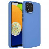 Galaxy A03 Kılıf Metal Çerçeve ve Buton Tasarımlı Silikon Zore Luna Kapak - 8