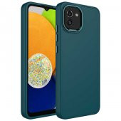 Galaxy A03 Kılıf Metal Çerçeve ve Buton Tasarımlı Silikon Zore Luna Kapak - 7