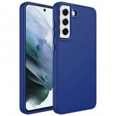 Galaxy S21 FE Kılıf Metal Çerçeve ve Buton Tasarımlı Silikon Zore Luna Kapak - 6
