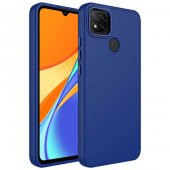 Xiaomi Redmi 9C Kılıf Metal Çerçeve ve Buton Tasarımlı Silikon Zore Luna Kapak - 6
