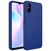 Xiaomi Redmi 9A Kılıf Metal Çerçeve ve Buton Tasarımlı Silikon Zore Luna Kapak - 6