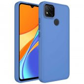 Xiaomi Redmi 9C Kılıf Metal Çerçeve ve Buton Tasarımlı Silikon Zore Luna Kapak - 8
