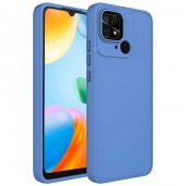 Xiaomi Redmi 10C Kılıf Metal Çerçeve ve Buton Tasarımlı Silikon Zore Luna Kapak - 8