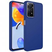 Xiaomi Redmi Note 11 Pro 5G Kılıf Metal Çerçeve ve Buton Tasarımlı Silikon Zore Luna Kapak - 6