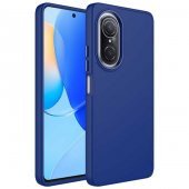 Huawei Nova 9 SE Kılıf Metal Çerçeve ve Buton Tasarımlı Silikon Zore Luna Kapak - 6