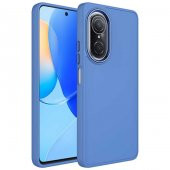 Huawei Nova 9 SE Kılıf Metal Çerçeve ve Buton Tasarımlı Silikon Zore Luna Kapak - 8