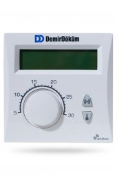 DEMİRDÖKÜM RF 6001 KABLOSUZ ODA TERMOSTATI - 1