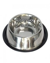 ALİŞPETSHOP ÇELİK MAMA KABI 32 oz - 1
