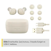 Jabra Elite 3 Kulakiçi Kablosuz Bluetooth Kulaklık Altın Bej - 4