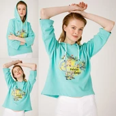 Biggdesign Nature Pedaldaki Bahçe Kadın Sweatshirt - 6