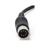 7 Pin Din Erkek to 2x RCA Gold Dişi Çevirici Kablo 15 cm thumbnail 1