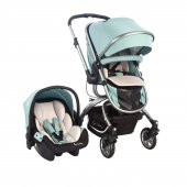Pierre Cardin Twist +Plus Travel Sistem Bebek Arabası Yeşil - 1