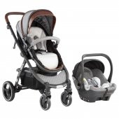 Kraft Pro Fit Plus Travel Sistem Bebek Arabası Grey - 1