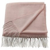 Tv Battaniye,Koltuk Örtü MeridyenDukkan Püsküllü Örtü IKEA Toz Pembe 120x160 cm - 1