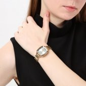 Elanor Roma Rakam Gümüş Kadran Gold Kordon Kadın Kol Saati - 2