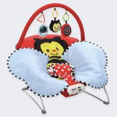 Kraft Little Bee Titreşimli Ana Kucağı Kırmızı-Mavi - 1