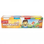 Lets Oyun Hamuru 4 Renk 460GR L8440 - 1