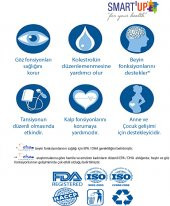 Smart Up Sitikolin Dha Omega 3 Ve Fosfatidilserin İceren Balık Yağı B12 ( 200 Ml) - 4