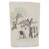 Mini Damla Triko Velsoftlu Geyik Battaniye 95x88 Cm 44774 Kahverengi - 1